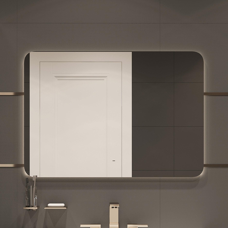 Зеркало DIWO Кострома 100 ЗЛП1720 с подсветкой с бесконтактным выключателем